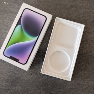 Original Box * Apple iPhone 14 Purple 💜 Box Retail Packaging